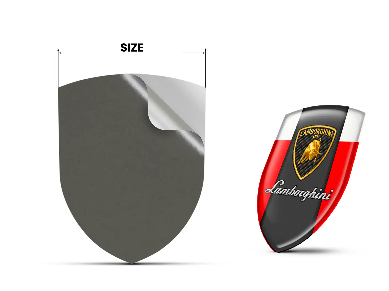 Lamborghini Pegatinas Logo Personalizadas Estilo Resistente 